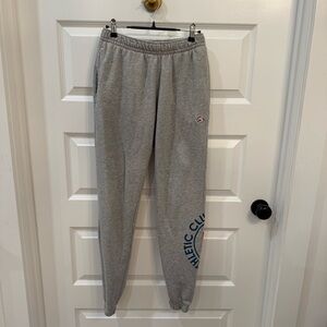 Nike Athletic Club Grey Fleece Joggers Vintage Retro Small